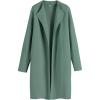 imageANRABESS Womens Cardigans Sweater 2024 Casual Lapel Open Front Knit Warm Wool Coatigan Jacket Long Blazer CoatGreen