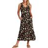 Black With Floral Red Yellow