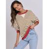 imageANRABESS Women Striped Oversized Sweatshirt Long Sleeve Crewneck Shirts 2025 Fall Fashion Pullover Sweater Trendy ClothesCaramel White