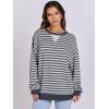 imageANRABESS Women Striped Oversized Sweatshirt Long Sleeve Crewneck Shirts 2025 Fall Fashion Pullover Sweater Trendy ClothesGrey Blue