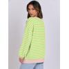 imageANRABESS Women Striped Oversized Sweatshirt Long Sleeve Crewneck Shirts 2025 Fall Fashion Pullover Sweater Trendy ClothesLight Yellow Green