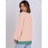 imageANRABESS Women Striped Oversized Sweatshirt Long Sleeve Crewneck Shirts 2025 Fall Fashion Pullover Sweater Trendy ClothesOrange White