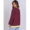 imageANRABESS Women Striped Oversized Sweatshirt Long Sleeve Crewneck Shirts 2025 Fall Fashion Pullover Sweater Trendy ClothesRed Blue