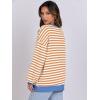 imageANRABESS Women Striped Oversized Sweatshirt Long Sleeve Crewneck Shirts 2025 Fall Fashion Pullover Sweater Trendy ClothesYellow White