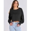 imageANRABESS Womens Cropped Oversized Sweatshirts Crewneck Long Sleeve Pullover 2024 Fall Teen Girls Y2K Fashion Crop TopsBlack