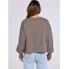imageANRABESS Womens Cropped Oversized Sweatshirts Crewneck Long Sleeve Pullover 2024 Fall Teen Girls Y2K Fashion Crop TopsBrown