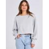 imageANRABESS Womens Cropped Oversized Sweatshirts Crewneck Long Sleeve Pullover 2024 Fall Teen Girls Y2K Fashion Crop TopsGray