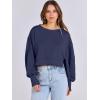 imageANRABESS Womens Cropped Oversized Sweatshirts Crewneck Long Sleeve Pullover 2024 Fall Teen Girls Y2K Fashion Crop TopsNavy Blue