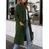 imageANRABESS Womens Long Cardigan Sweater 2025 Fall Fashion Casual Oversized Knit Open Front Coatigan Jacket Coat Trendy OutfitsArmy Green