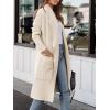 imageANRABESS Womens Long Cardigan Sweater 2025 Fall Fashion Casual Oversized Knit Open Front Coatigan Jacket Coat Trendy OutfitsBeige