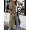 imageANRABESS Womens Long Cardigan Sweater 2025 Fall Fashion Casual Oversized Knit Open Front Coatigan Jacket Coat Trendy OutfitsBrown