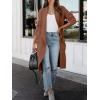 imageANRABESS Womens Long Cardigan Sweater 2025 Fall Fashion Casual Oversized Knit Open Front Coatigan Jacket Coat Trendy OutfitsCoffee