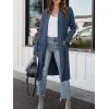 imageANRABESS Womens Long Cardigan Sweater 2025 Fall Fashion Casual Oversized Knit Open Front Coatigan Jacket Coat Trendy OutfitsDeep Blue