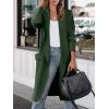 imageANRABESS Womens Long Cardigan Sweater 2025 Fall Fashion Casual Oversized Knit Open Front Coatigan Jacket Coat Trendy OutfitsDeep Green