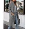 imageANRABESS Womens Long Cardigan Sweater 2025 Fall Fashion Casual Oversized Knit Open Front Coatigan Jacket Coat Trendy OutfitsGray