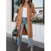 imageANRABESS Womens Long Cardigan Sweater 2025 Fall Fashion Casual Oversized Knit Open Front Coatigan Jacket Coat Trendy OutfitsKhaki Pink