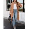 imageANRABESS Womens Long Cardigan Sweater 2025 Fall Fashion Casual Oversized Knit Open Front Coatigan Jacket Coat Trendy OutfitsKhaki Pink