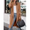 imageANRABESS Womens Long Cardigan Sweater 2025 Fall Fashion Casual Oversized Knit Open Front Coatigan Jacket Coat Trendy OutfitsKhaki Pink
