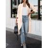 imageANRABESS Womens Long Cardigan Sweater 2025 Fall Fashion Casual Oversized Knit Open Front Coatigan Jacket Coat Trendy OutfitsLight Pink