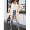 imageANRABESS Womens Long Cardigan Sweater 2025 Fall Fashion Casual Oversized Knit Open Front Coatigan Jacket Coat Trendy OutfitsLight Pink