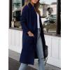 imageANRABESS Womens Long Cardigan Sweater 2025 Fall Fashion Casual Oversized Knit Open Front Coatigan Jacket Coat Trendy OutfitsNavy Blue