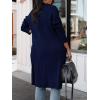 imageANRABESS Womens Long Cardigan Sweater 2025 Fall Fashion Casual Oversized Knit Open Front Coatigan Jacket Coat Trendy OutfitsNavy Blue