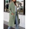 imageANRABESS Womens Long Cardigan Sweater 2025 Fall Fashion Casual Oversized Knit Open Front Coatigan Jacket Coat Trendy OutfitsOlive