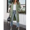 imageANRABESS Womens Long Cardigan Sweater 2025 Fall Fashion Casual Oversized Knit Open Front Coatigan Jacket Coat Trendy OutfitsOlive