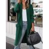 imageANRABESS Womens Long Cardigan Sweater 2025 Fall Fashion Casual Oversized Knit Open Front Coatigan Jacket Coat Trendy OutfitsOpal Green