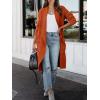 imageANRABESS Womens Long Cardigan Sweater 2025 Fall Fashion Casual Oversized Knit Open Front Coatigan Jacket Coat Trendy OutfitsOrange