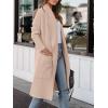 imageANRABESS Womens Long Cardigan Sweater 2025 Fall Fashion Casual Oversized Knit Open Front Coatigan Jacket Coat Trendy OutfitsPink