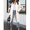 imageANRABESS Womens Long Cardigan Sweater 2025 Fall Fashion Casual Oversized Knit Open Front Coatigan Jacket Coat Trendy OutfitsWhite