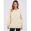 imageANRABESS Womens Oversized V Neck Sweatshirt Fleece Long Sleeve Hoodies Pullover Comfy Top Outfits 2024 Teen Preppy ClothesBeige