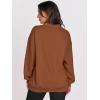 imageANRABESS Womens Oversized V Neck Sweatshirt Fleece Long Sleeve Hoodies Pullover Comfy Top Outfits 2024 Teen Preppy ClothesCaramel