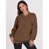 imageANRABESS Womens Oversized V Neck Sweatshirt Fleece Long Sleeve Hoodies Pullover Comfy Top Outfits 2024 Teen Preppy ClothesCoffee