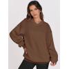 imageANRABESS Womens Oversized V Neck Sweatshirt Fleece Long Sleeve Hoodies Pullover Comfy Top Outfits 2024 Teen Preppy ClothesCoffee