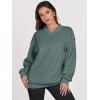 imageANRABESS Womens Oversized V Neck Sweatshirt Fleece Long Sleeve Hoodies Pullover Comfy Top Outfits 2024 Teen Preppy ClothesLake Green