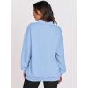 imageANRABESS Womens Oversized V Neck Sweatshirt Fleece Long Sleeve Hoodies Pullover Comfy Top Outfits 2024 Teen Preppy ClothesLight Blue