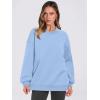 imageANRABESS Womens Oversized V Neck Sweatshirt Fleece Long Sleeve Hoodies Pullover Comfy Top Outfits 2024 Teen Preppy ClothesLight Blue