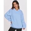 imageANRABESS Womens Oversized V Neck Sweatshirt Fleece Long Sleeve Hoodies Pullover Comfy Top Outfits 2024 Teen Preppy ClothesLight Blue