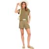 imageANRABESS Womens Two Piece Summer Outfits Knit Sweater Short Sets Pullover Tops ampamp Shorts Lounge Matching Clothes SetBrown