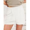 imageANRABESS Womens Two Piece Summer Outfits Knit Sweater Short Sets Pullover Tops ampamp Shorts Lounge Matching Clothes SetKhaki White