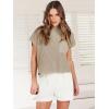 imageANRABESS Womens Two Piece Summer Outfits Knit Sweater Short Sets Pullover Tops ampamp Shorts Lounge Matching Clothes SetKhaki White
