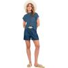 imageANRABESS Womens Two Piece Summer Outfits Knit Sweater Short Sets Pullover Tops ampamp Shorts Lounge Matching Clothes SetNavy Blue