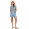 imageANRABESS Womens Two Piece Summer Outfits Knit Sweater Short Sets Pullover Tops ampamp Shorts Lounge Matching Clothes SetSky