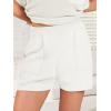 imageANRABESS Womens Two Piece Summer Outfits Knit Sweater Short Sets Pullover Tops ampamp Shorts Lounge Matching Clothes SetWhite