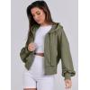 imageANRABESS Womens Zip Up Hoodies Cropped Sweatshirts Casual Zip Jackets 2025 Fashion Trendy Spring OutfitsArmy Green