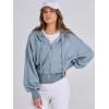imageANRABESS Womens Zip Up Hoodies Cropped Sweatshirts Casual Zip Jackets 2025 Fashion Trendy Spring OutfitsBlue