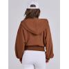 imageANRABESS Womens Zip Up Hoodies Cropped Sweatshirts Casual Zip Jackets 2025 Fashion Trendy Spring OutfitsCaramel