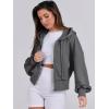 imageANRABESS Womens Zip Up Hoodies Cropped Sweatshirts Casual Zip Jackets 2025 Fashion Trendy Spring OutfitsDeep Grey